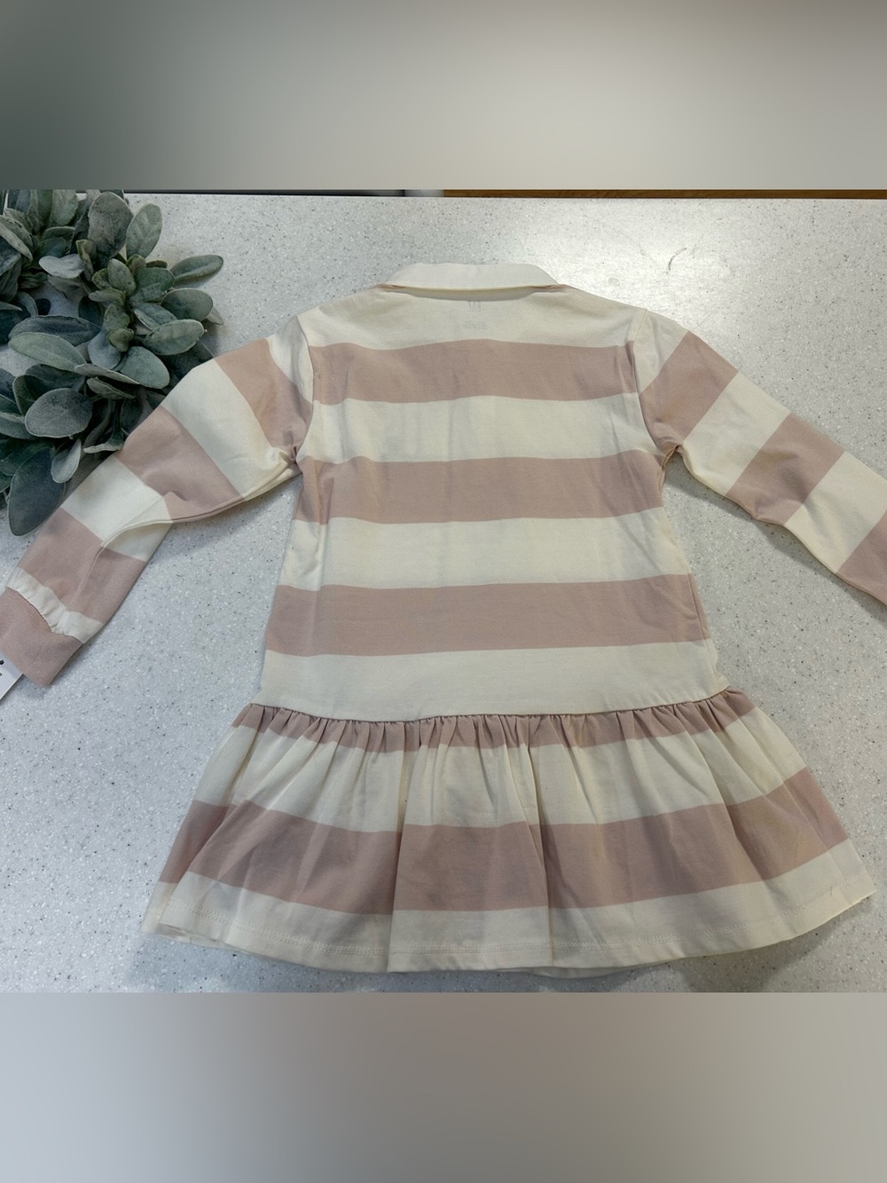 NWT Baby Gap Rugby Polo Dress G Patch Bear Embroidered Girls Size 4T - Picture 6 of 6